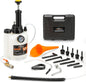FOUR UNCLES 3L Transmission Fluid Transfer Pump Kit – Manual Pump with Pressure Gauge & Metal ATF Adapters