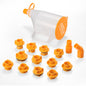 FOUR UNCLES® 1.5 Qt No-Spill Engine Oil Funnel Kit with 14 Adapters 