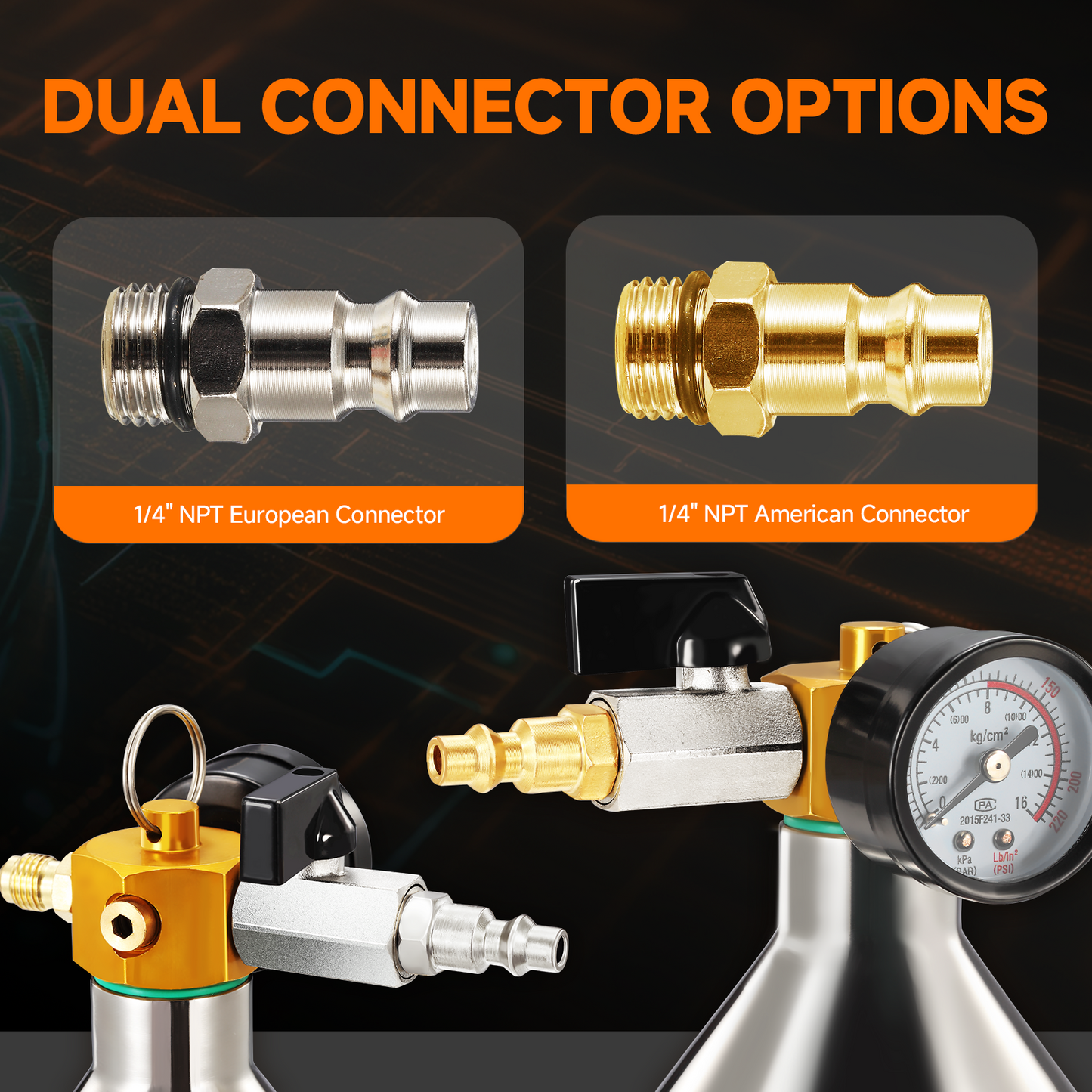FOUR UNCLES AC flush kit with spray gun 