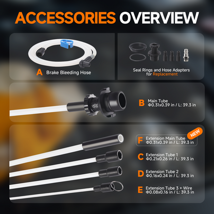 FOUR UNCLES 6.5L Manual & Pneumatic Oil Extractor – Multi-Tube System & Replaceable Seals